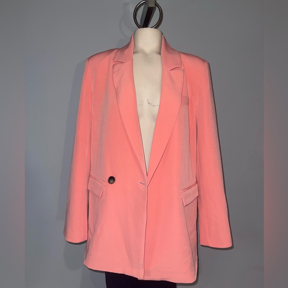 STEVE MADDEN Double Breasted Blazer suit jacket PEACH ROMANCE XSmall
